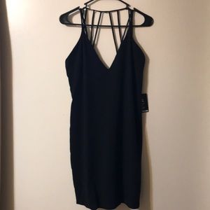 Express XL strapped black dress